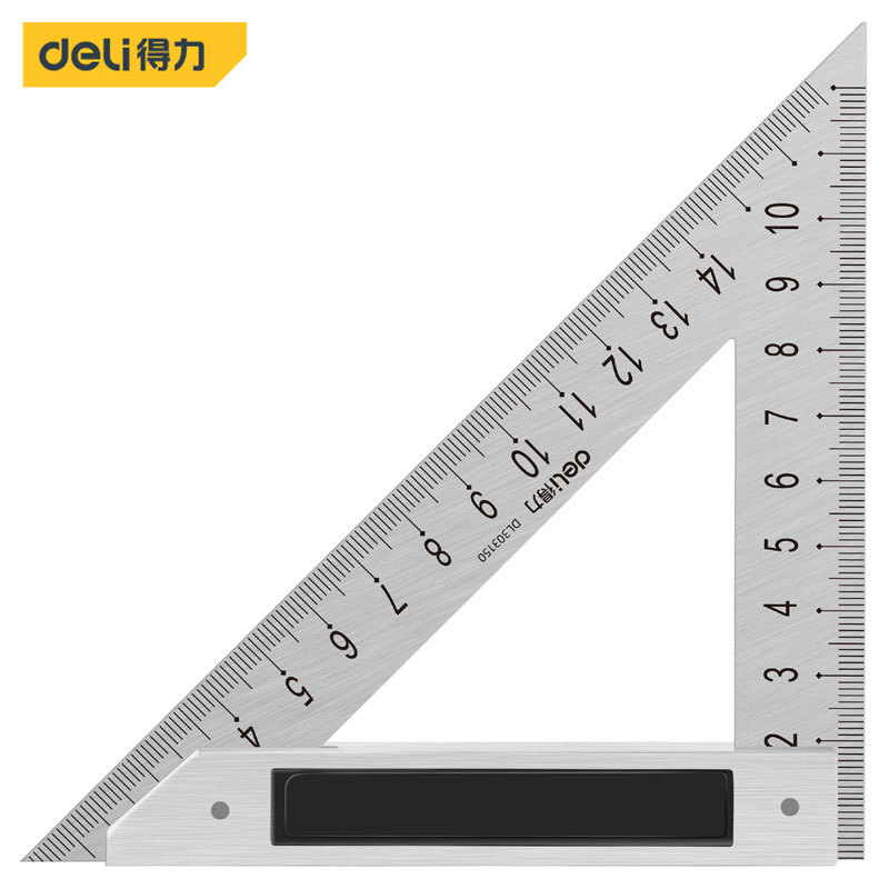 得力铝压铸三角尺