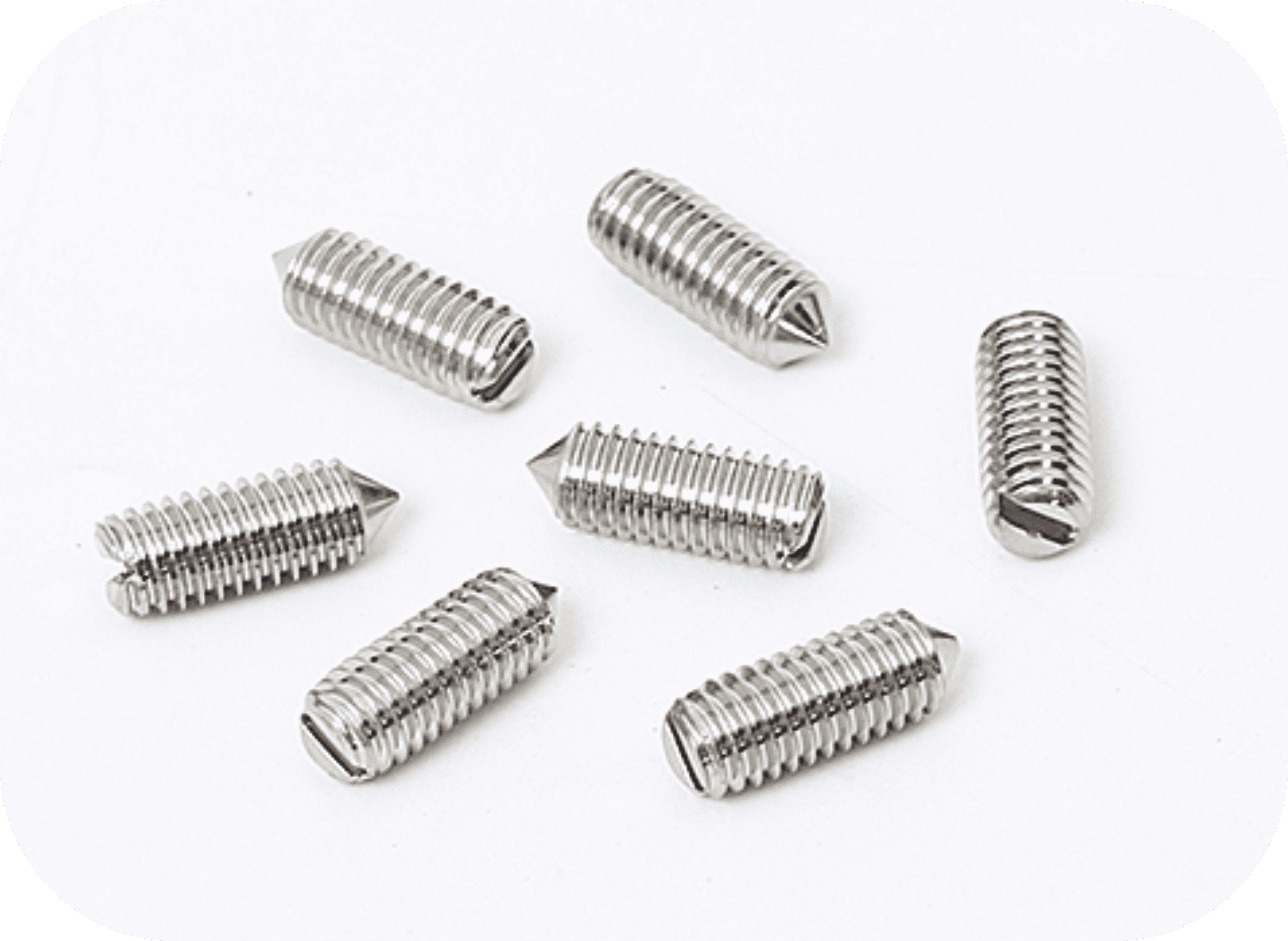 DIN553 Slotted Set Screws With Cone Point